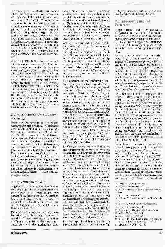Vorschauseite 2: Stellungnahme des VGT zum Referentenentwurf eines 3. Betreuungsrechtsänderungsgesetzes