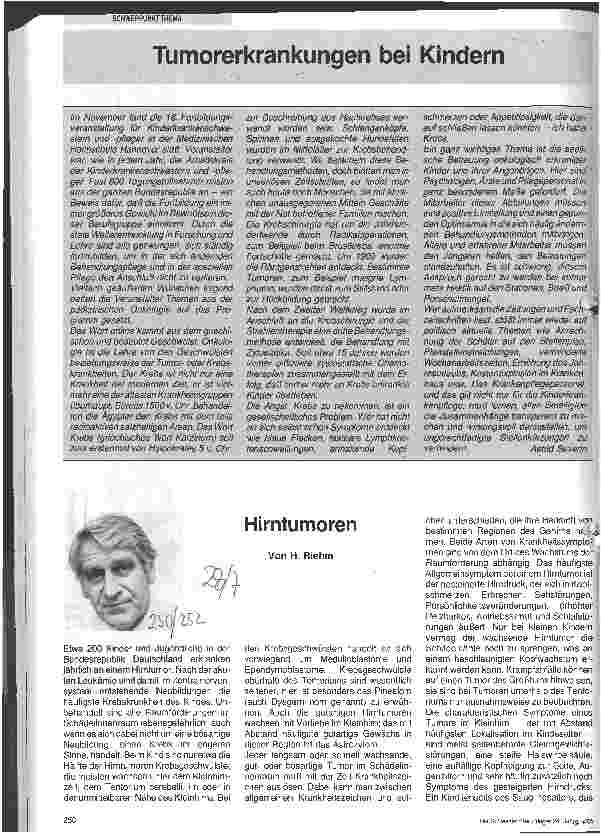 Vorschauseite 1: Hirntumoren