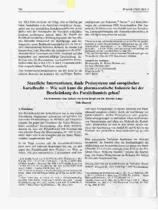 Vorschauseite 6: OTC-Ausnahmeliste gemäß § 34 Abs. 1 Satz 2 SGB V und Transparenzrichtlinie1