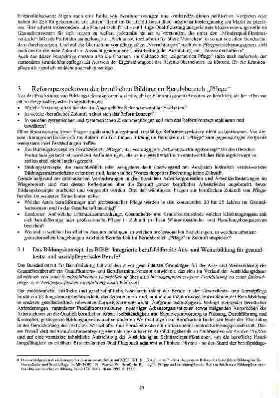 Vorschauseite 5: Ausbildungskonzepte für Pflegeberufe
