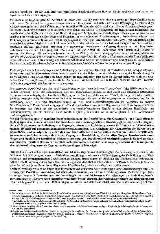 Vorschauseite 6: Ausbildungskonzepte für Pflegeberufe