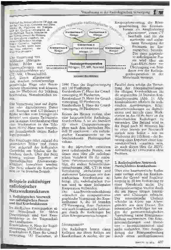 Vorschauseite 2: Verzahnung in der Radiologischen Versorgung durch multimediale Netzwerke