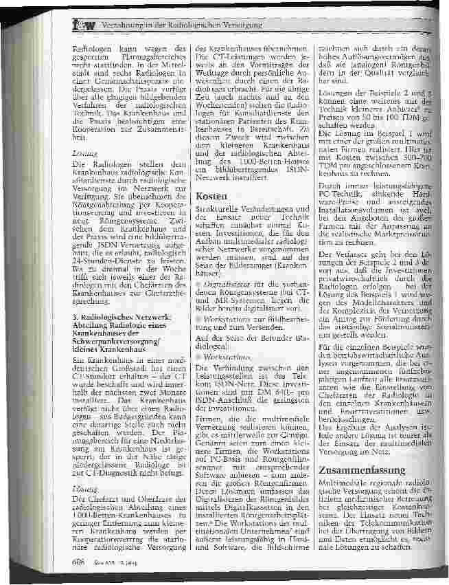 Vorschauseite 3: Verzahnung in der Radiologischen Versorgung durch multimediale Netzwerke