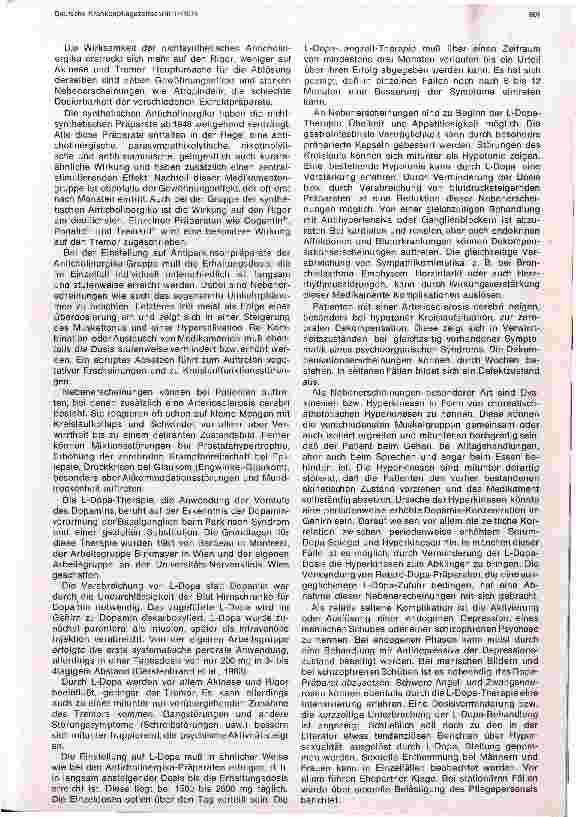 Vorschauseite 4: Das Parkinson-Syndrom Epidemiologie, Klinik und Therapie
