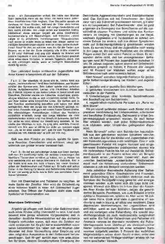 Vorschauseite 2: Suizid bei Kindern und Jugendlichen
