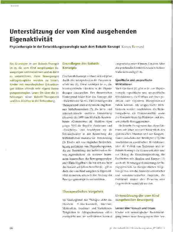 Vorschauseite 1: Unterstützung der vom Kind ausgehenden Eigenaktivität
