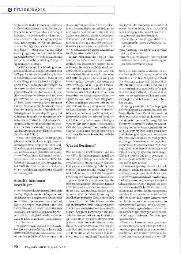 Vorschauseite 3: Die Pflege braucht Kraft