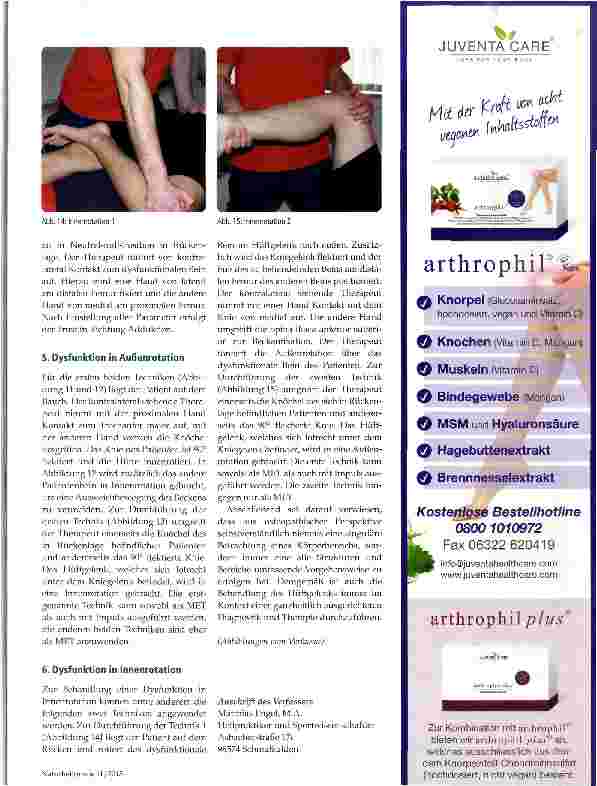 Vorschauseite 5: Das Hüftgelenk aus osteopathischer Sicht