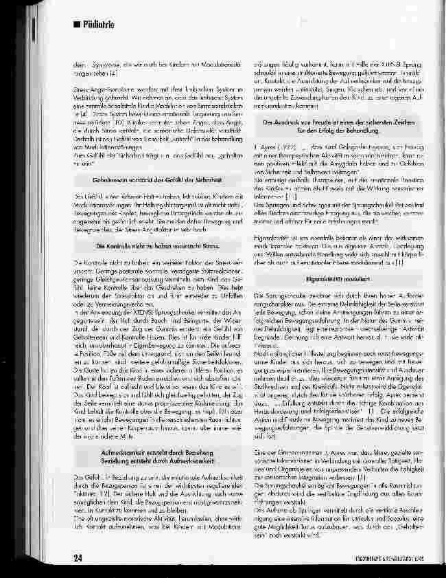Vorschauseite 3: Sprungschaukel: Innovation in der Behandlung von Modulationsstörungen