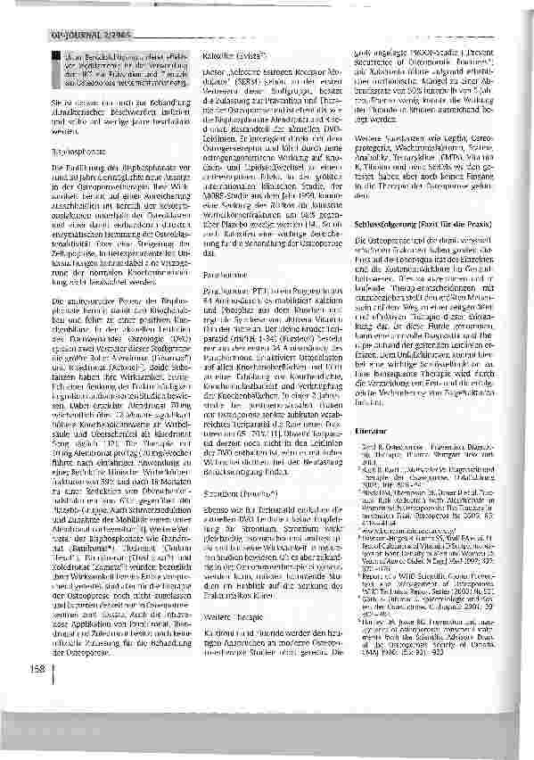 Vorschauseite 5: Osteoporose - Diagnostik und Therapie