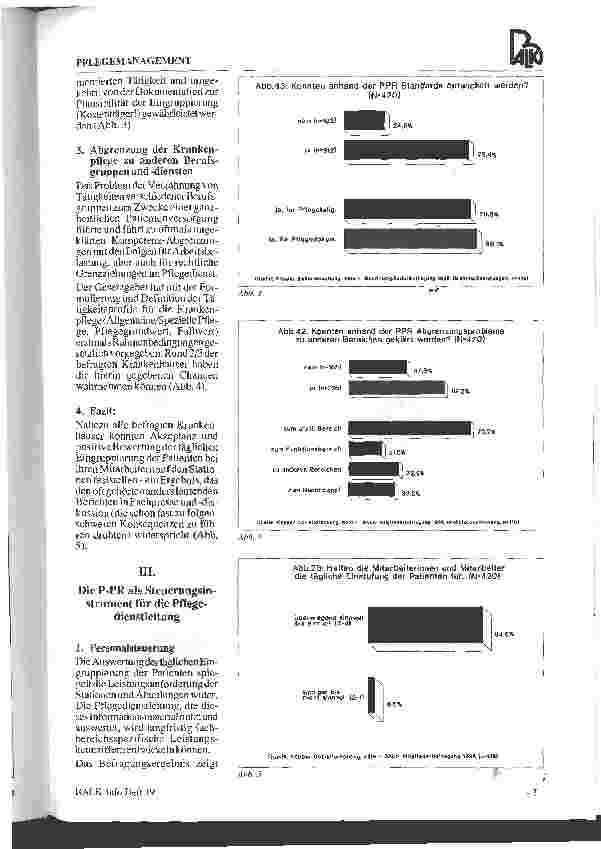 Vorschauseite 3: Pflegemanagement PPR auf dem Prüfstand BALK-Umfrage-Ergebnis liegt vor!