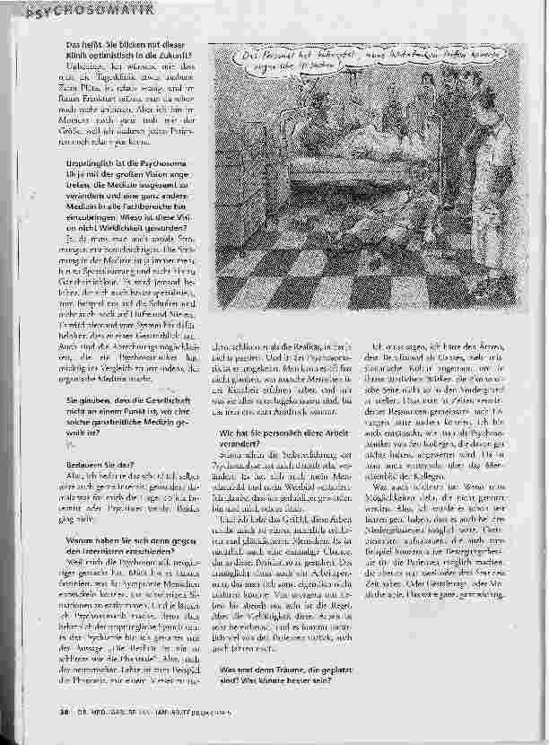 Vorschauseite 5: Unser Prinzip ist eine Beziehungsmedizin