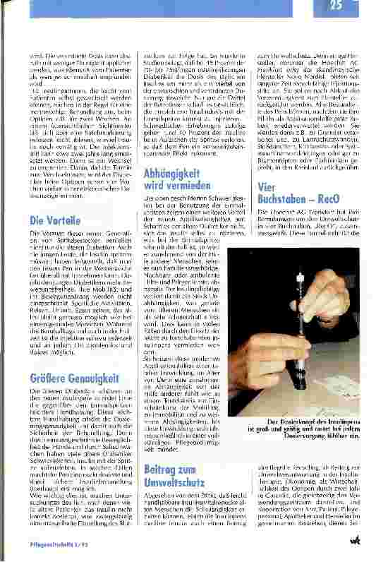 Vorschauseite 2: Moderne Applikationshilfen erleichtern die Therapie