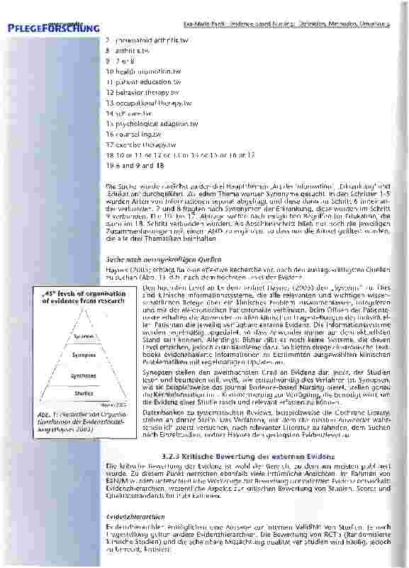 Vorschauseite 4: Evidence -based Nursing: Definition, Methoden, Umsetzung
