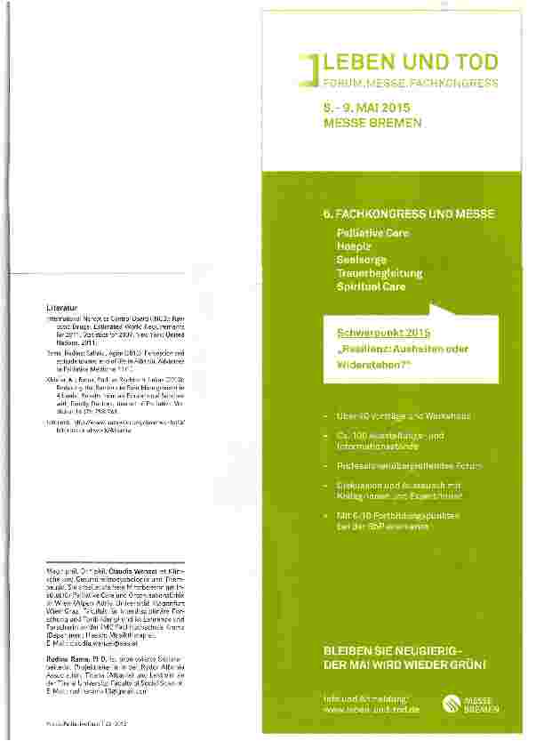 Vorschauseite 3: Palliative Care in Albanien