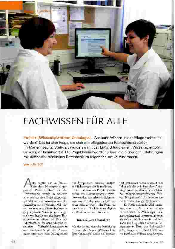 Vorschauseite 1: FACHWISSEN FÜR ALLE