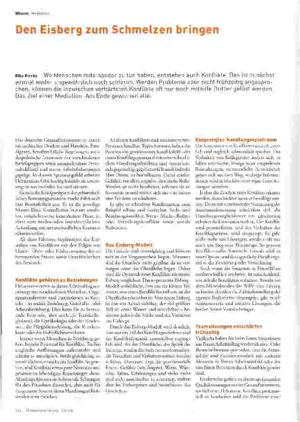 Vorschauseite 1: Den Eisberg zum Schmelzen bringen