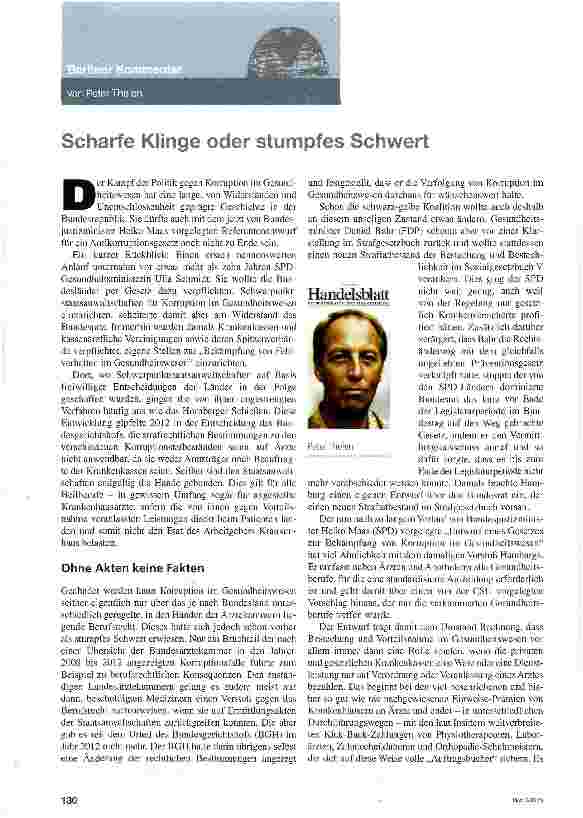 Vorschauseite 1: Scharfe Klinge oder stumpfes Schwert