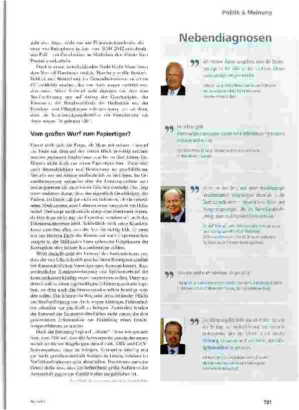 Vorschauseite 2: Scharfe Klinge oder stumpfes Schwert