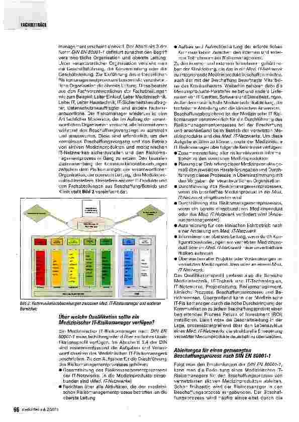 Vorschauseite 3: Beschaffung von aktiven Medizin Produkten und Integration in Medizinische IT-Netzwerke unter Anwendung der DIN EN 80001-1