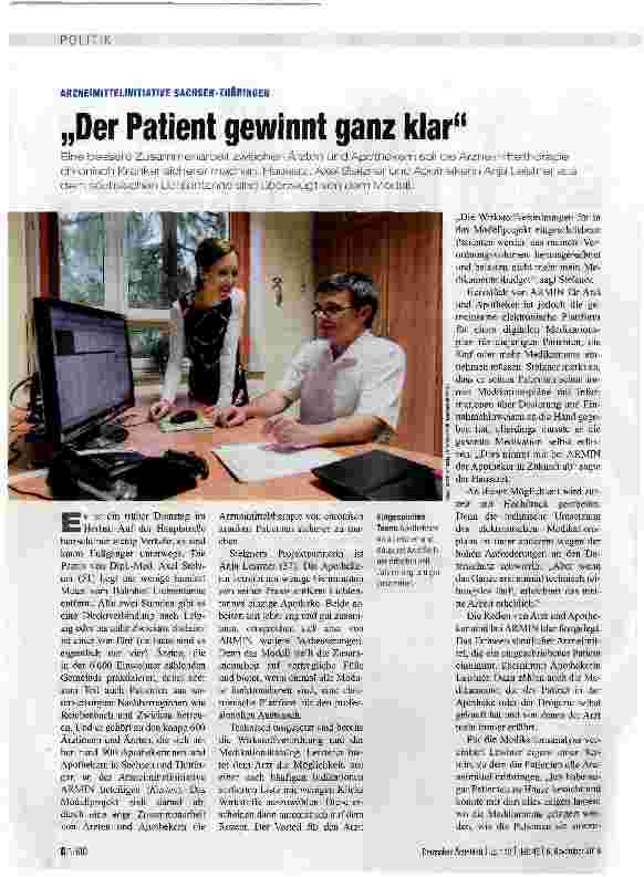 Vorschauseite 1: Der Patient gewinnt ganz klar