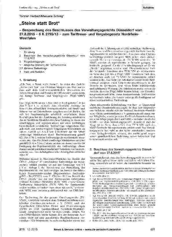 Vorschauseite 1: „Steine statt Brot