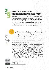 Vorschauseite 1: Falsche Infusion verabreicht: Wer haftet?