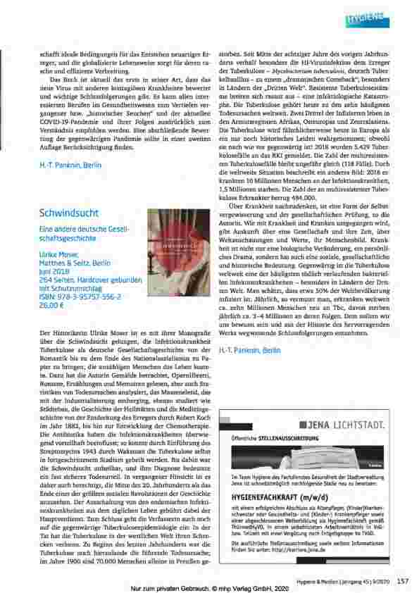 Vorschauseite 2: Pest und Corona Pandemien in Geschichte, Gegenwart und Zukunft