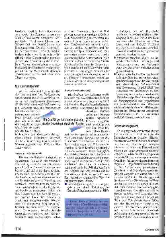 Vorschauseite 3: Altenund Pflegeheime im Umbruch