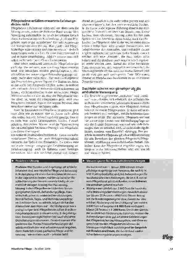 Vorschauseite 2: Kunden zeigen, was ambulant möglich ist
