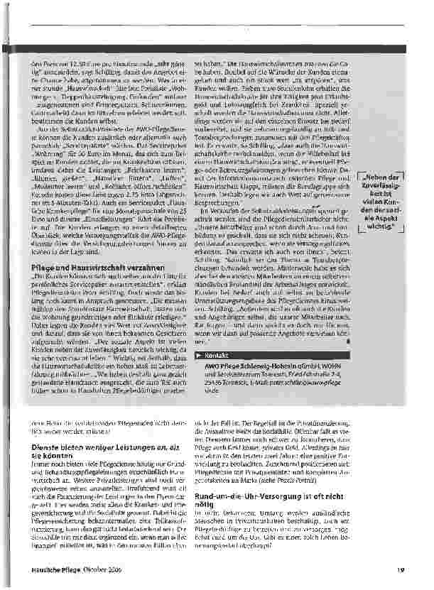 Vorschauseite 4: Kunden zeigen, was ambulant möglich ist