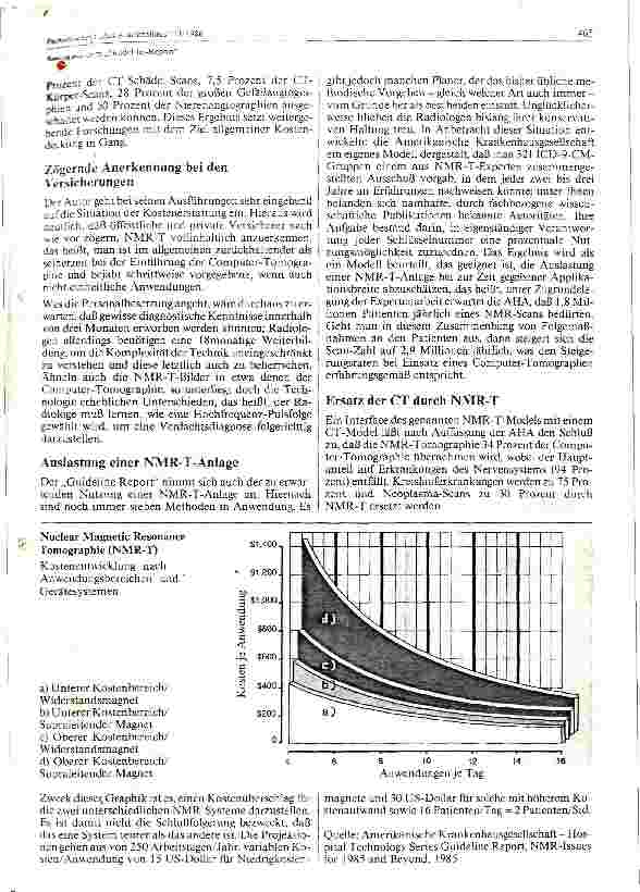 Vorschauseite 2: Entscheidungshilfen beim Einsatz von NMR Tomographie