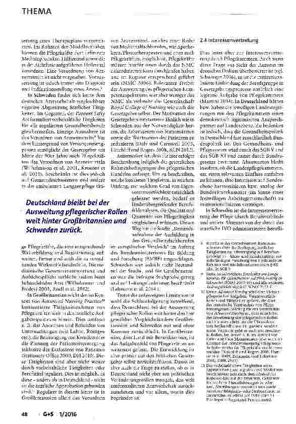 Vorschauseite 5: Pflegekammer Fortschritt oder neue Bürokratie? Ein Blick nach Großbritannien und Schweden