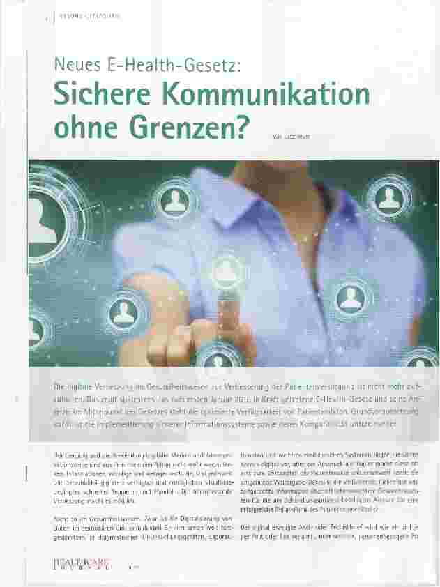 Vorschauseite 1: Sichere Kommunikation ohne Grenzen?