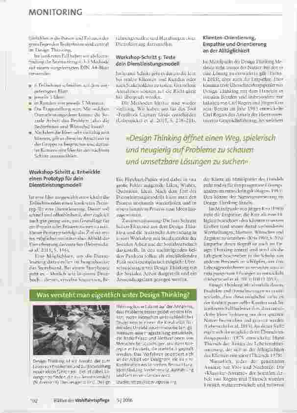 Vorschauseite 3: Innovationen fallen nicht vom Himmel Design Thinking als Methode in der Sozialen Arbeit