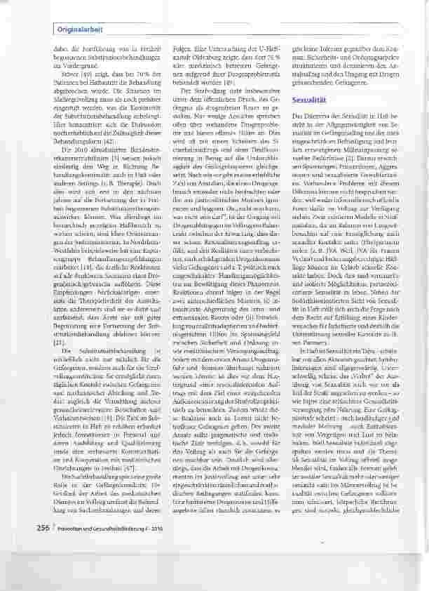 Vorschauseite 6: Healthy prisons Gesundheit und Gesundheitsversorgung Gefangener
