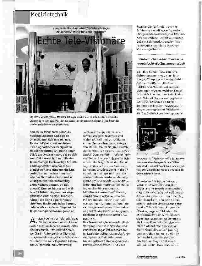 Vorschauseite 1: Echte Tele-Visionäre
