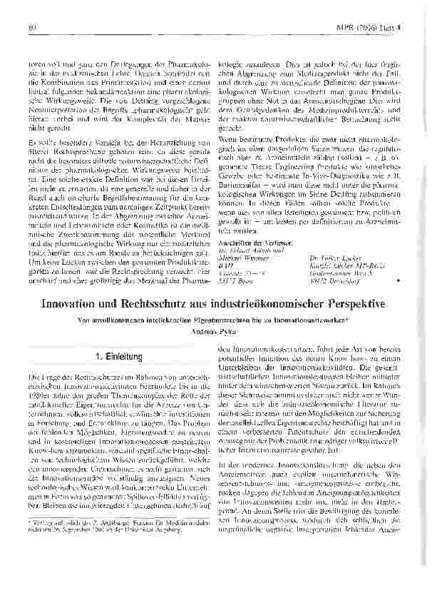 Vorschauseite 4: Abgrenzung Arzneimittel-Medizinprodukt: Pharmakologisch ist nicht biochemisch