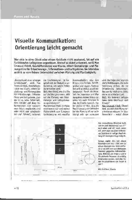 Vorschauseite 1: Visuelle Kommunikation: Orientierung leicht gemacht