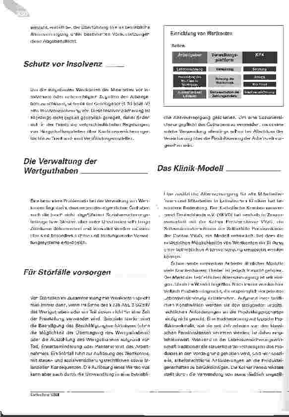 Vorschauseite 3: Betriebsrenten und Wertkonten - Flexible Gestaltungsmöglichkeiten der Altersvorsorge nutzen