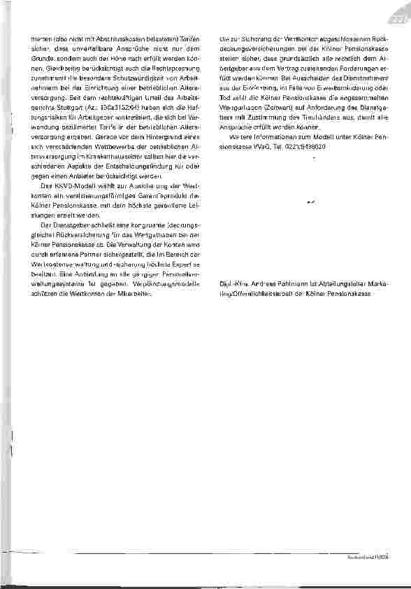 Vorschauseite 4: Betriebsrenten und Wertkonten - Flexible Gestaltungsmöglichkeiten der Altersvorsorge nutzen