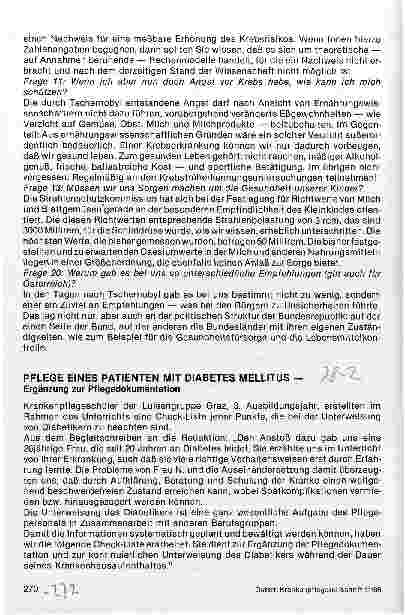 Vorschauseite 1: Pflege eines Patienten mit Diabetes Mellitus