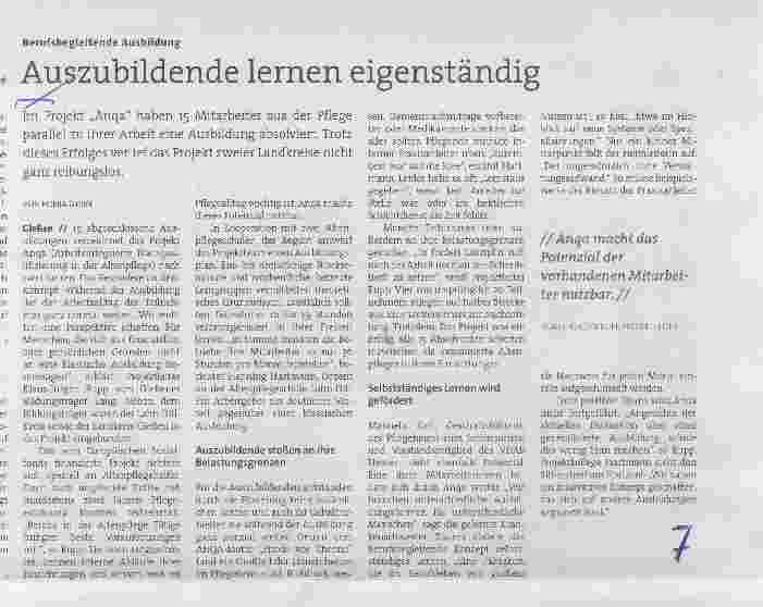 Vorschauseite 1: Auszubildende lernen eigenständig