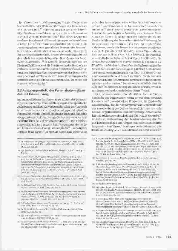 Vorschauseite 3: Die Stellung des Personalratsvorsitzenden innerhalb des Personalrats
