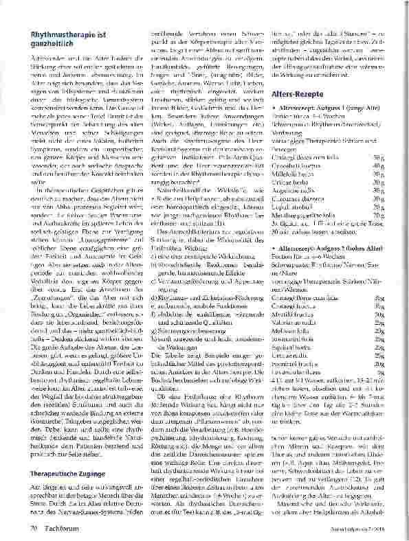 Vorschauseite 6: Biologische Rhythmen im Alter