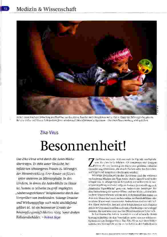 Vorschauseite 1: Besonnenheit!