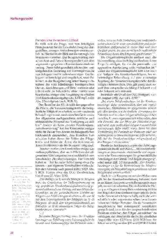 Vorschauseite 4: Belegärztliche Geburtsabteilungen -Ein Auslaufmodell