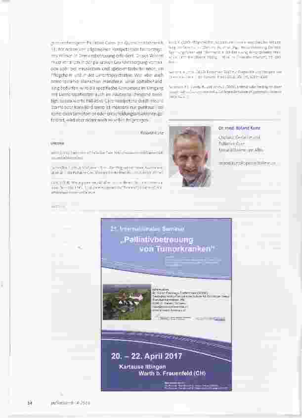 Vorschauseite 4: Demenz und Palliative Care