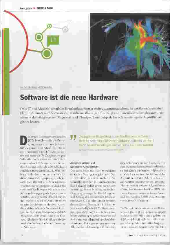 Vorschauseite 1: Software ist die neue Hardware