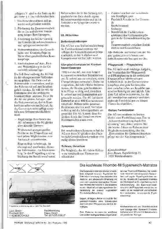Vorschauseite 2: Gemeinsames Ziel: Ein positives Berufsbild Arbeitsgemeinschaft Gemeindekrankenschwester und -pfleger e.V.